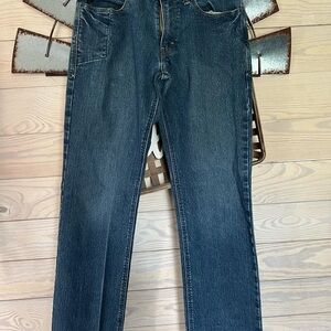 Ariat Men's Dark Blue Straight Jeans